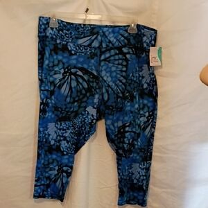 Jumping Beans Blue Patterned Leggings